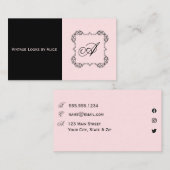 Carte de visite (Devant / Derrière)