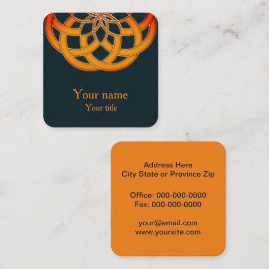 carte de visite (Devant / Derrière)