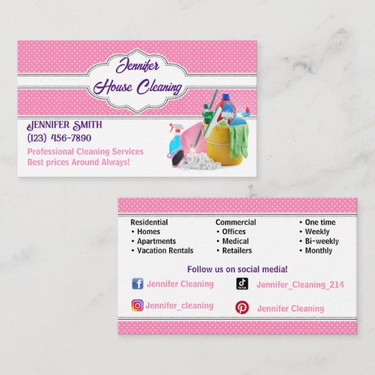 Carte de visite (Devant / Derrière)