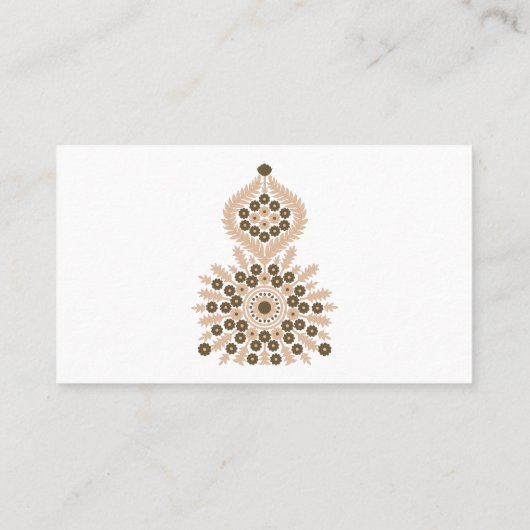 Carte de visite (Dos)