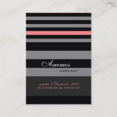 carte de visite (Dos)