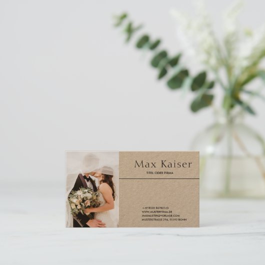 Carte de visite (Debout devant)