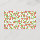 Carte de visite (Dos)