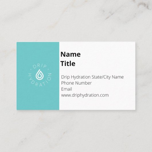 Carte de visite (Dos)