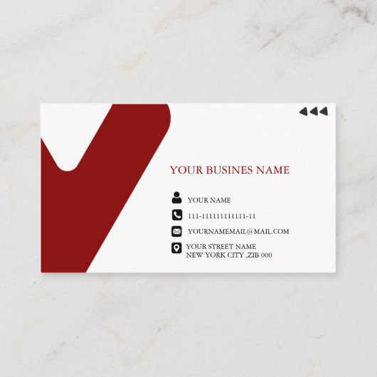 carte de visite (Dos)