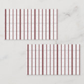 Carte de visite (Devant / Derrière)