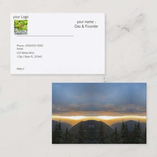 Carte de visite (Devant / Derrière)