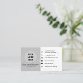 Carte de visite (Debout devant)