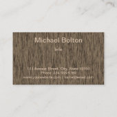 Carte de visite (Dos)