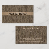 Carte de visite (Devant / Derrière)