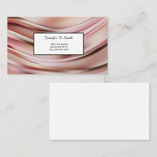 Carte de visite (Devant / Derrière)