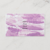 Carte de visite (Dos)