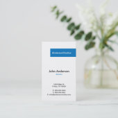 Carte de visite (Debout devant)