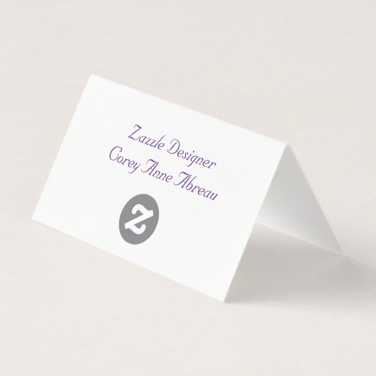 Carte de visite (Back)