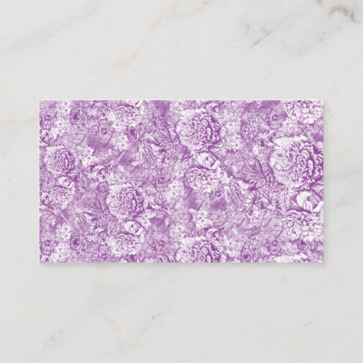 Carte de visite (Dos)