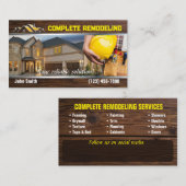 Carte de visite (Devant / Derrière)