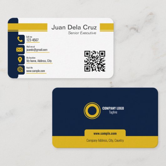 Carte de visite (Devant / Derrière)