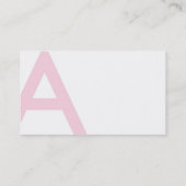 Carte de visite (Dos)