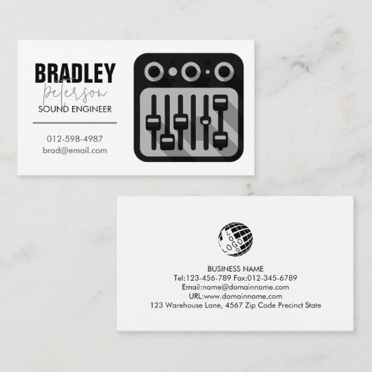 Carte de visite (Devant / Derrière)