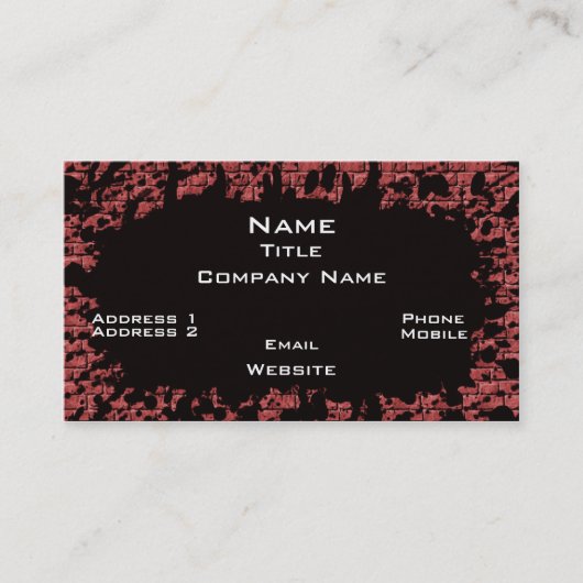 Carte de visite (Devant)