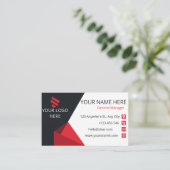 Carte de visite (Debout devant)