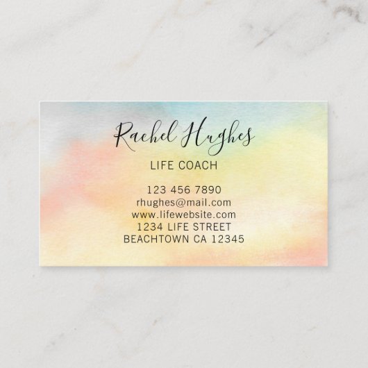 Carte de visite (Dos)