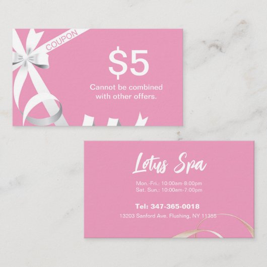 Carte de visite (Devant / Derrière)