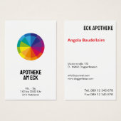 Carte de visite (Devant & derrière)