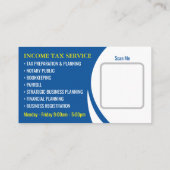 Carte de visite (Dos)