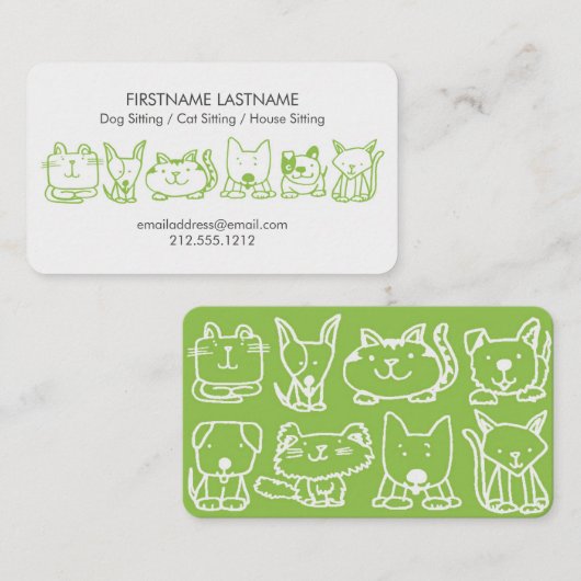 Carte de visite (Devant / Derrière)