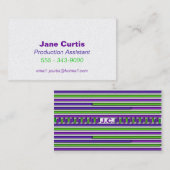 Carte de visite (Devant / Derrière)