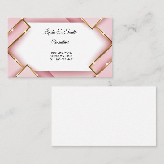 Carte de visite (Devant / Derrière)