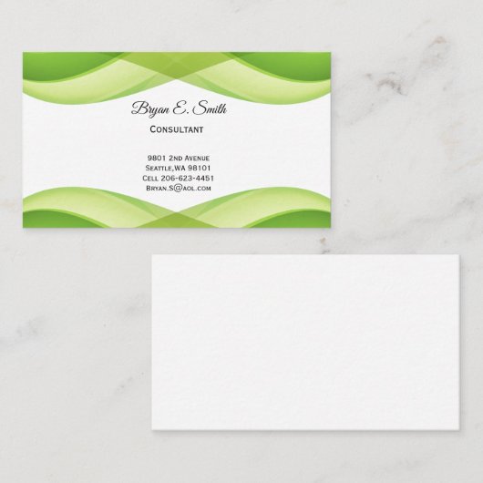 Carte de visite (Devant / Derrière)