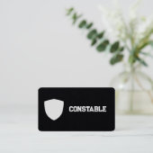 Carte De Visite С onstable Premium Black (Debout devant)