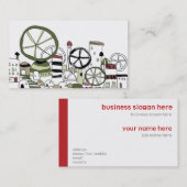 Carte De Visite どこかの街並みNo.2 (Devant / Derrière)