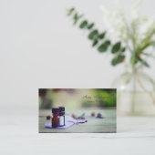 CARTE DE VISITE アロマボトルの写っているオシャレな (Debout devant)