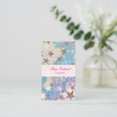 CARTE DE VISITE キラキラ星のおしゃれな名刺 (Debout devant)