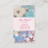 CARTE DE VISITE キラキラ星のおしゃれな名刺 (Dos)