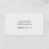 CARTE DE VISITE プ ロ カ マ ン の 真 写 (Dos)