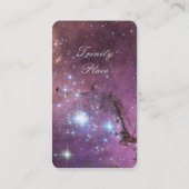 CARTE DE VISITE ユニークなスペードエースのトランプ柄 オシャレ 宇宙 (Dos)