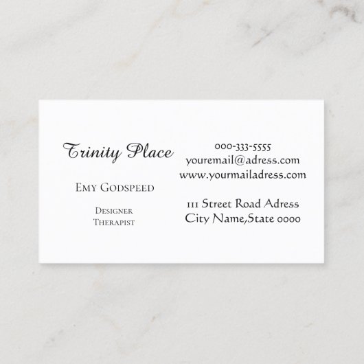 CARTE DE VISITE レオパードと宇宙のデザイン (Dos)