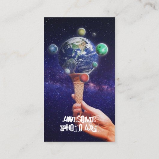 CARTE DE VISITE 個性的なアーティストの (Dos)