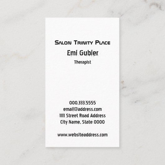 CARTE DE VISITE 宇宙柄　カッコいいデザイン名刺 (Dos)