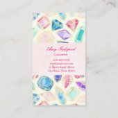 CARTE DE VISITE 宝石のイラスト名刺 (Dos)