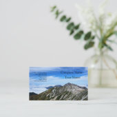 CARTE DE VISITE 立山連峰の山並み (Debout devant)