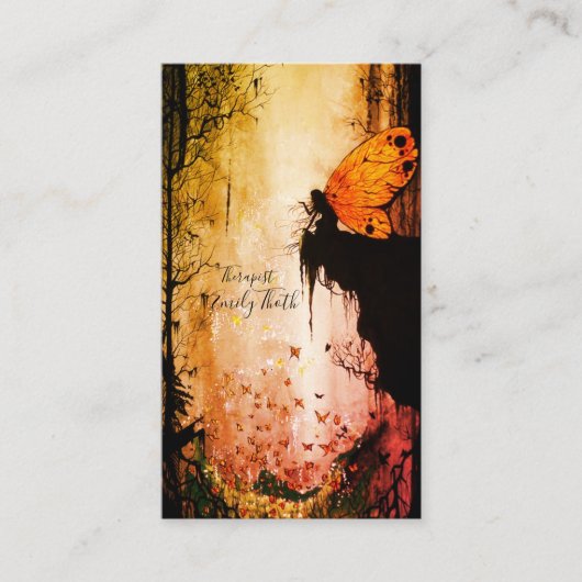 CARTE DE VISITE 蝶々の妖精 (Devant)