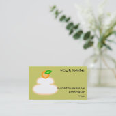 Carte De Visite 鏡餅(kagami mochi) (Debout devant)