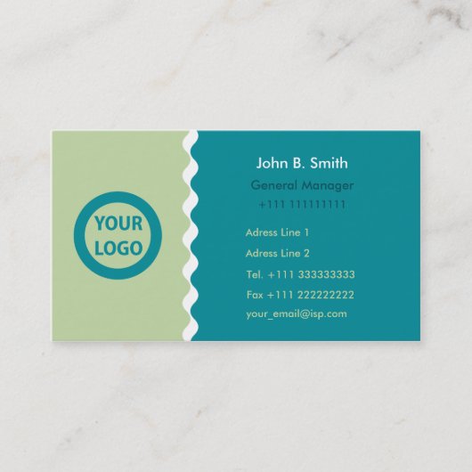 Carte de visite 002 moderne (Devant)