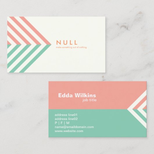 CARTE DE VISITE >>> 01 (Devant / Derrière)