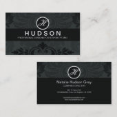 Carte de visite 01 de Modern Damask Company - (Devant / Derrière)